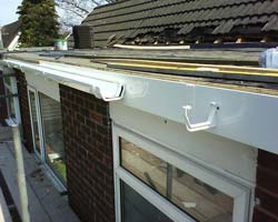 PVC-u fascia board and guttering