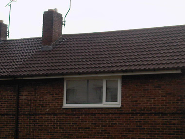 A renovated roof finished with tiles